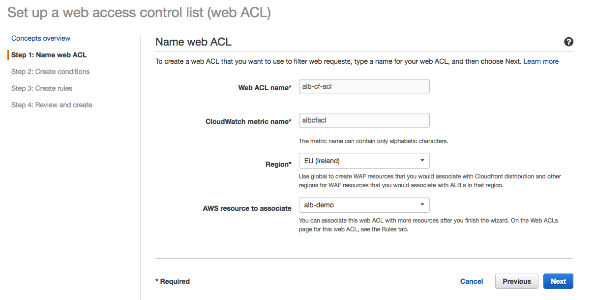 acl config